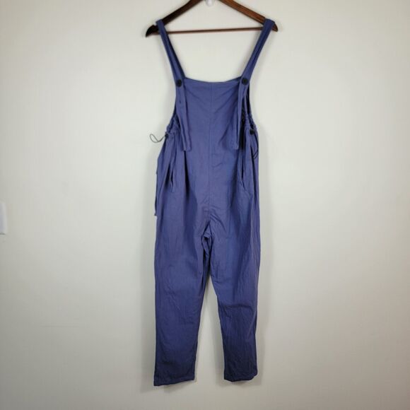 Women's Size Small Blue Baggy Overall Jumpsuit Adjustable - Picture 4 of 6